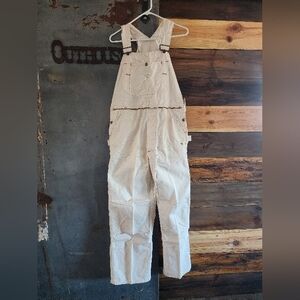 Vintage Big Mac Union Made Cream Painters Overalls